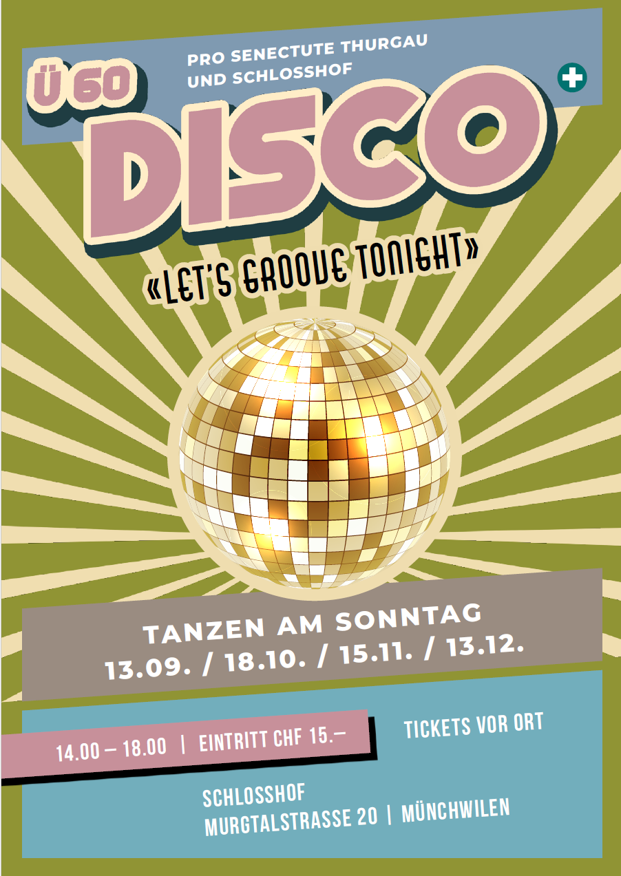 Ü60 Disco präsentiert von Pro Senectute